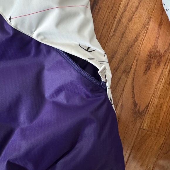 Rossignol Juniors' Ski Jacket White Purple Size 12 - Picture 7 of 12